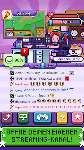 xStreamer: Idle Simulator Game screenshot 1