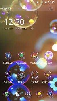 Colorful Bubble Theme Cute Balloon Water screenshot 1