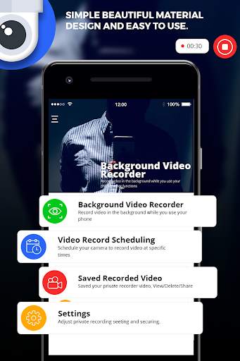 Background Video Recorder screenshot 1