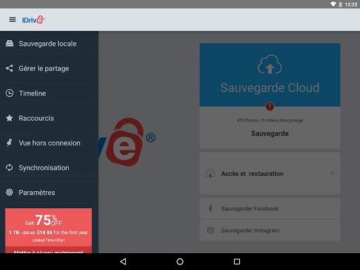 IDrive Online Backup screenshot 10