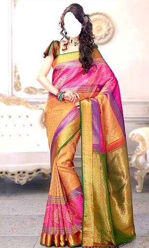 Pattu Saree Photo Montage screenshot 5