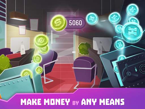 Hacker or Dev Tycoon? Tap Sim screenshot 8