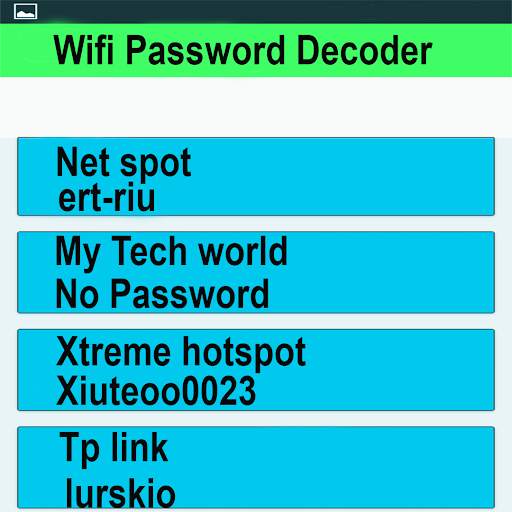 Wifi Password Decoder screenshot 3