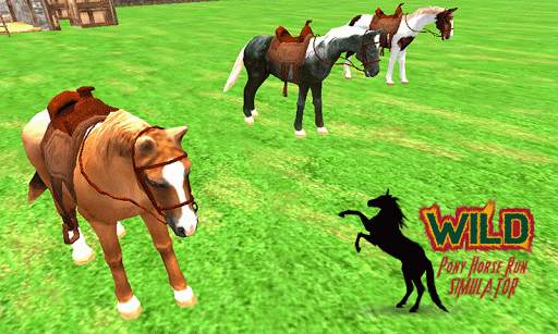 Wild Pony Horse Run Simulator screenshot 4