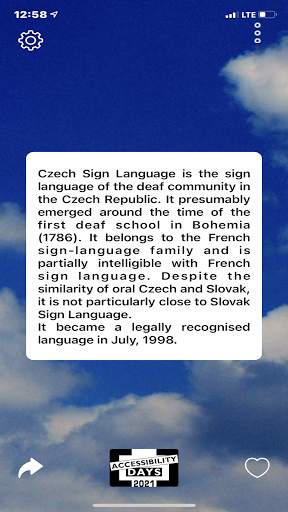 Accessibility Days Daily Facts screenshot 1