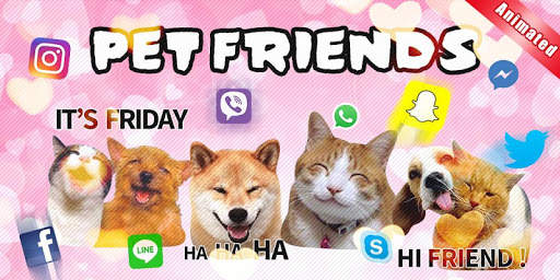 Keyboard Sticker Pet Friends स्क्रीनशॉट 2