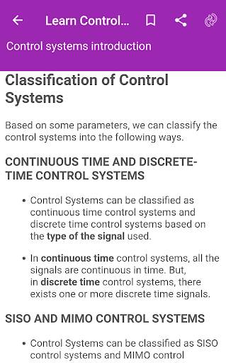Learn Control Systems скриншот 1