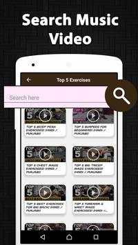 Gym Workout Trainer : bodybuilder & Fitness Video screenshot 7