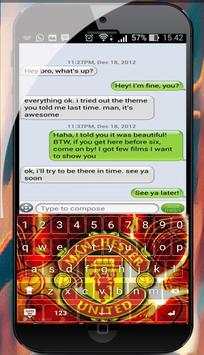 Soft Keyboard Manchester Red Devils screenshot 5