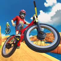 Dirt BMX Bicycle Stunt Race logo