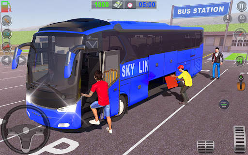 Bus Driving Coach Bus Games 3d screenshot 1