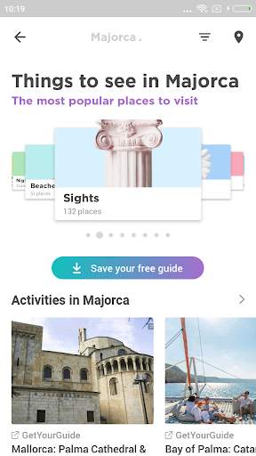 Majorca Travel Guide in English with map screenshot 2