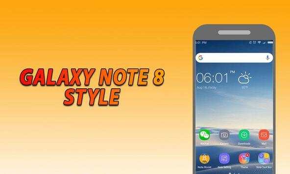 Theme For Note 8 - Galaxy Launcher 2018 screenshot 4