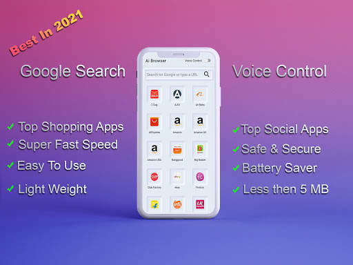 Ai Browser social media, social network & shopping screenshot 2
