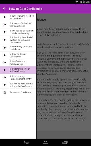 How to Gain Confidence screenshot 7