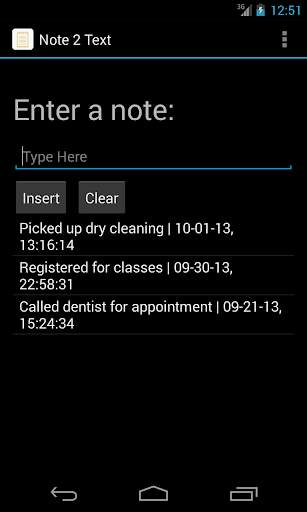 Note 2 Text Free screenshot 1