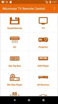 Micromax TV Remote Control screenshot 1