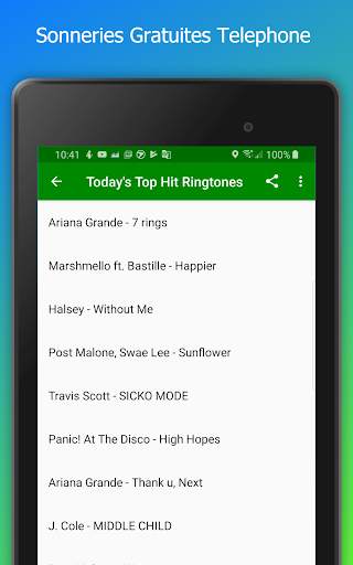 Today's Hit Ringtones screenshot 5