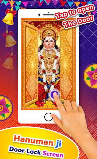 Hanuman Door Lock Screen screenshot 1