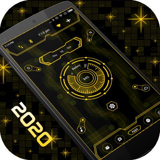 Visionary Launcher 4 - 2020- Hi-tech launcher 5.0