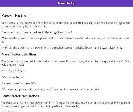 Electrical & Electronic Formulas screenshot 4