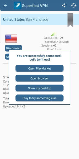 Superfast VPN : Best Unlimited Free VPN Proxy 2020 screenshot 7