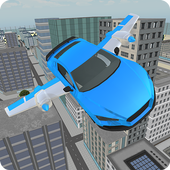 Flying Free Car 3D Simulator icon