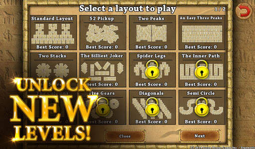3 Pyramid Tripeaks Solitaire screenshot 5