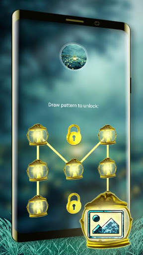 Fireflies Light Lamp Launcher Theme screenshot 4