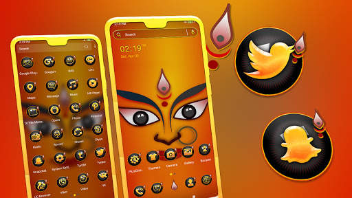 Durga Maa Theme Launcher screenshot 1