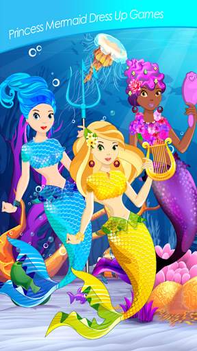 Princess Mermaid Dress Up Game screenshot 1