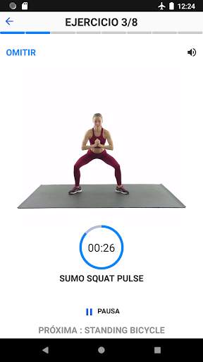 Ejercicio de Glúteos y Abdominales screenshot 5