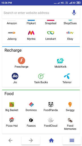All In one -browser: PD Browser स्क्रीनशॉट 1