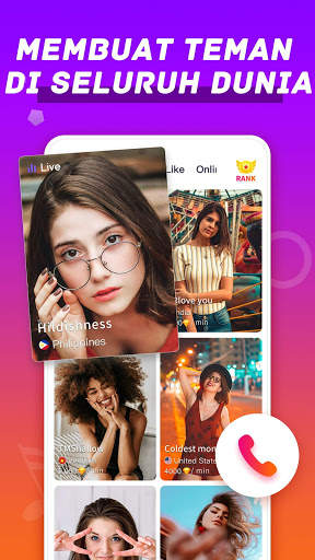 Obrolan acak Popchat-Video & Bertemu orang baru screenshot 3