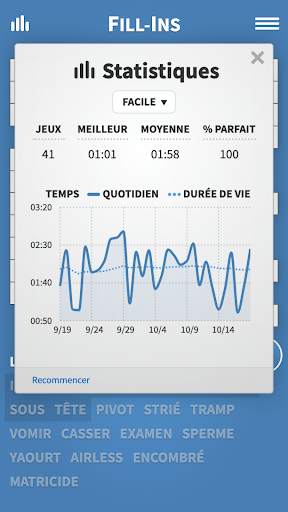 Fill-Ins · Mots Casés screenshot 3