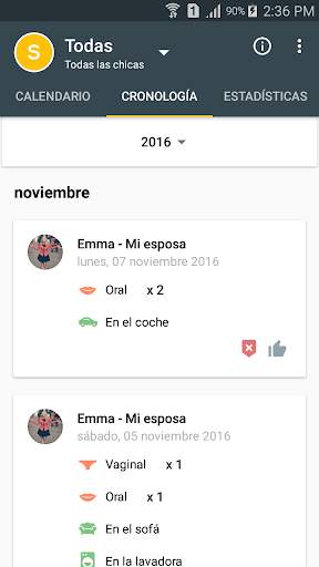 Calendario de hombres  Sex App screenshot 3