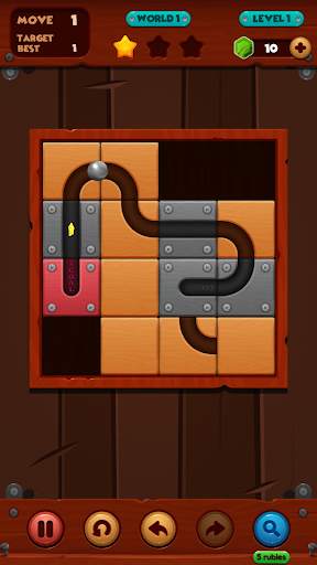 Slide Puzzle: Unblock the Rolling Ball screenshot 1
