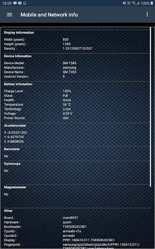 Mobile and Network info screenshot 7