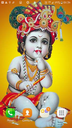 Sri krishna Live Wallpaper screenshot 4
