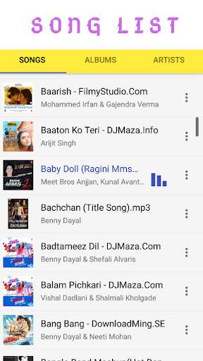 Pocket HD Music Player - HD Audio Player 2019 screenshot 1
