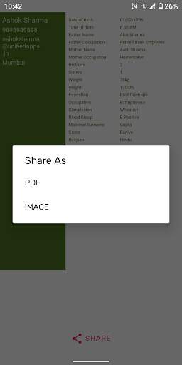 Bio Data Maker for Marriage screenshot 8