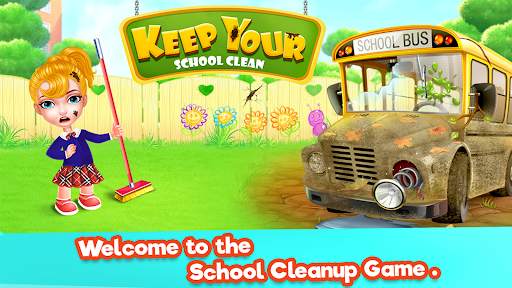 Keep Your School Clean Game screenshot 1