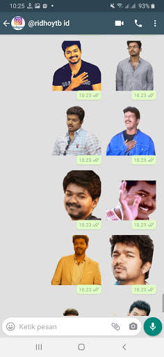 Sticker Wa Thalapathy Vijay WAStickerApps screenshot 1