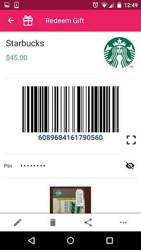 Gift Card Wallet App PocketZee screenshot 3