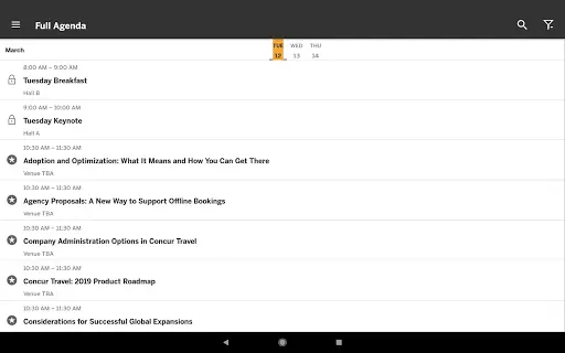 SAP Concur Events 2020 screenshot 6