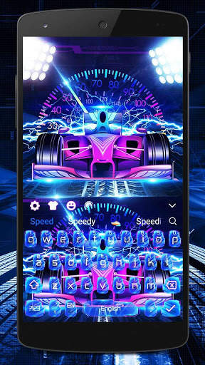Racing Sports Car Keyboard screenshot 1