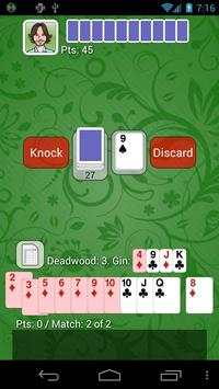 Gin Rummy - Net Gin Free screenshot 1