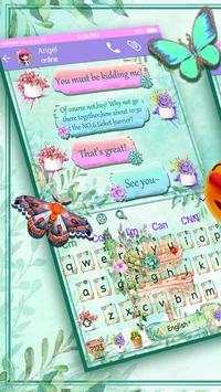 SMS Garden Keyboard Theme screenshot 1