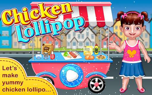 Chicken Lollipop-Cooking Maker  Street Food screenshot 1