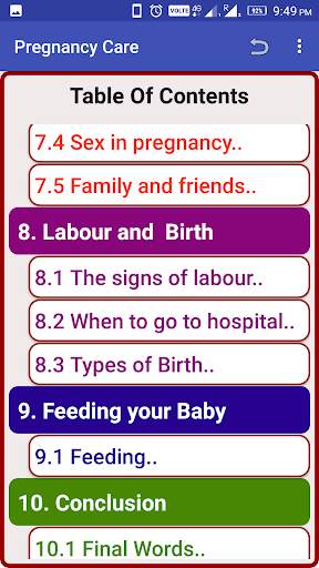 Pregnancy Care screenshot 4